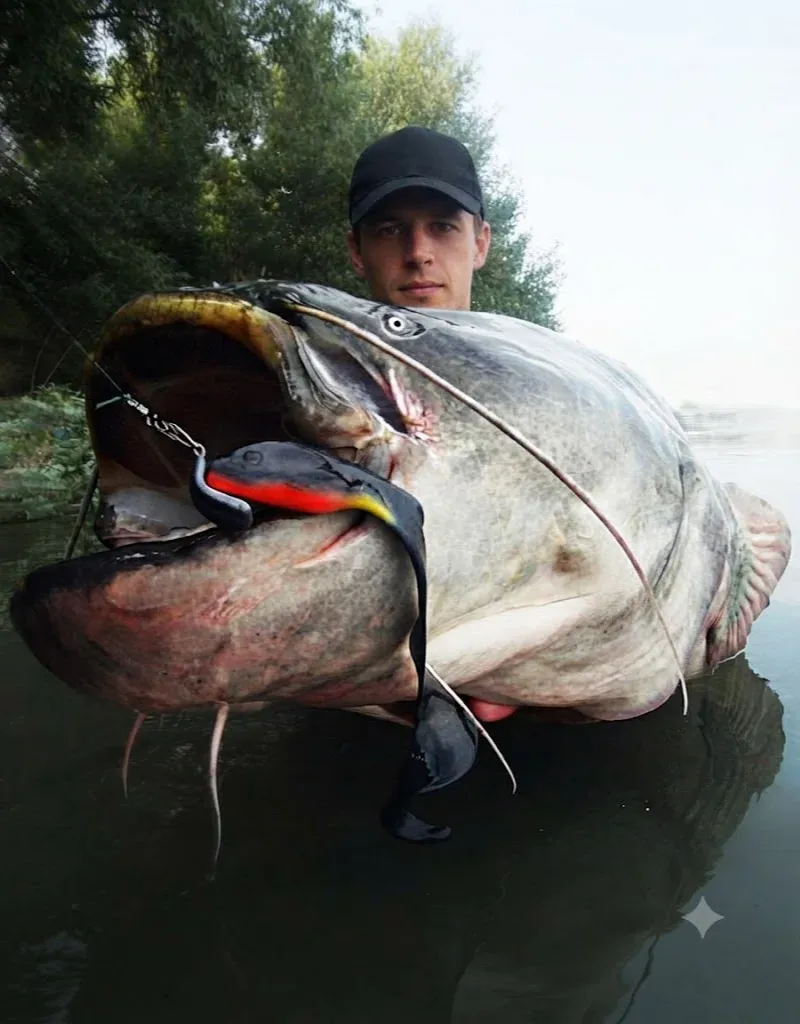 ORKA soft lures for Sumec (Silurus glanis)